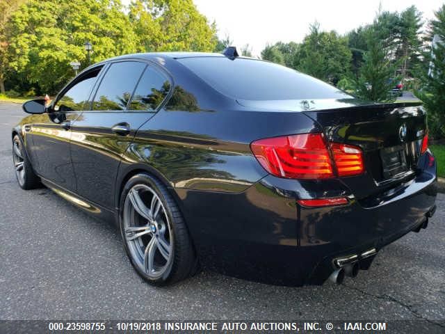 WBSFV9C55DC773910 - 2013 BMW M5 BLACK photo 3