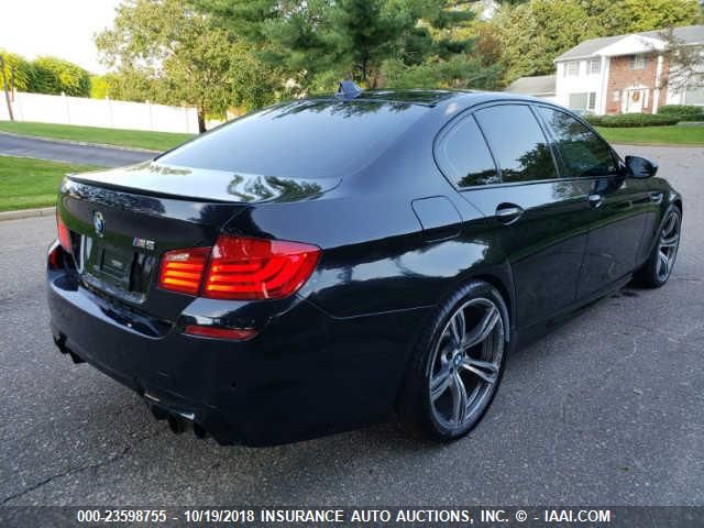 WBSFV9C55DC773910 - 2013 BMW M5 BLACK photo 4