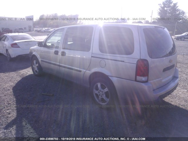 1GNDV23138D191959 - 2008 CHEVROLET UPLANDER LS Արծաթագույն լուսանկար 3