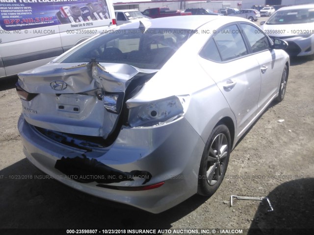 5NPD84LF8JH293975 - 2018 HYUNDAI ELANTRA SEL/VALUE/LIMITED SILVER photo 6