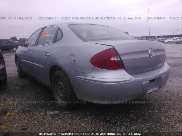 2G4WC582061276739 - 2006 BUICK LACROSSE CX GRAY photo 3