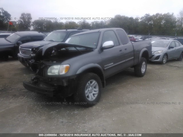 5TBBT44133S437141 - 2003 TOYOTA TUNDRA ACCESS CAB SR5 GRAY photo 2