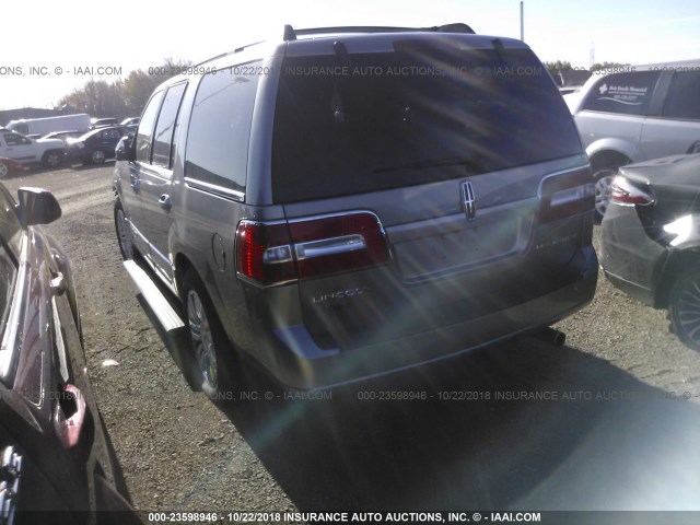 5LMFU28538LJ20419 - 2008 LINCOLN NAVIGATOR Szary zdjęcie 3