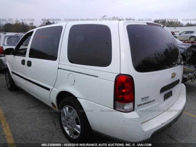 1GNDV23L06D126131 - 2006 CHEVROLET UPLANDER LS WHITE photo 3