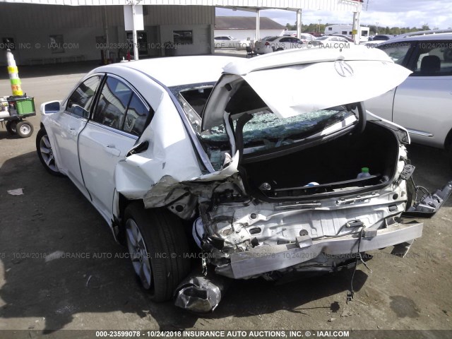 19UUA8F55DA010539 - 2013 ACURA TL TECH WHITE photo 3