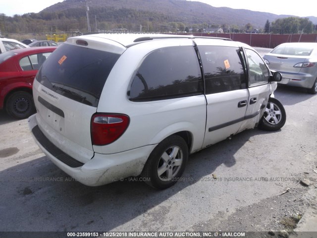 1D4GP24R36B640024 - 2006 DODGE GRAND CARAVAN SE WHITE photo 4