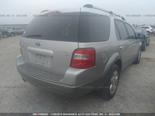 1FMDK02187GA35268 - 2007 FORD FREESTYLE SEL SILVER photo 6