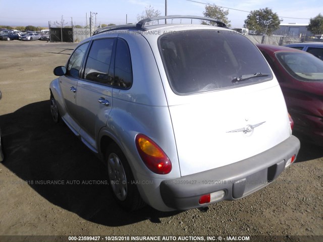 3C4FY48B92T250343 - 2002 CHRYSLER PT CRUISER CLASSIC SILVER photo 3