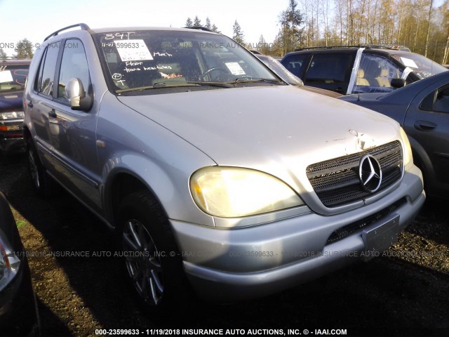 4JGAB72E9XA074484 - 1999 MERCEDES-BENZ ML 430 SILVER photo 1