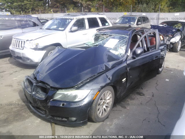 WBAPK535X9A513404 - 2009 BMW 328 XI SULEV BLACK photo 2
