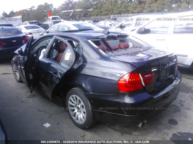 WBAPK535X9A513404 - 2009 BMW 328 XI SULEV BLACK photo 3