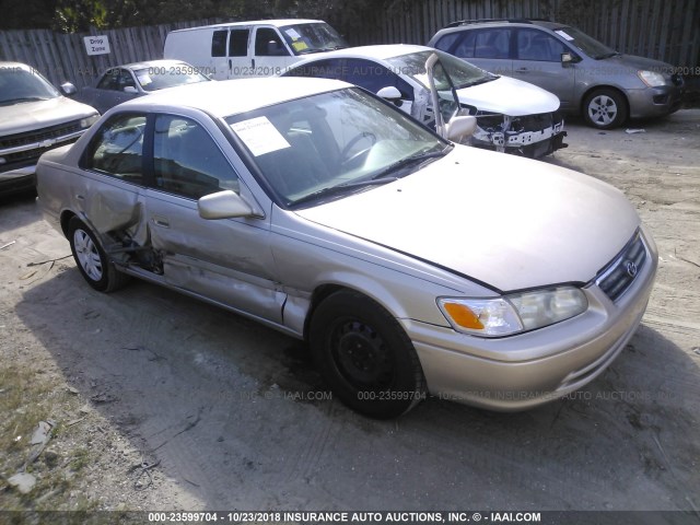 4T1BG22K21U057918 - 2001 TOYOTA CAMRY CE/LE/XLE 金色 照片 1