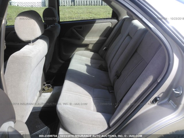 4T1BG22K21U057918 - 2001 TOYOTA CAMRY CE/LE/XLE 金色 照片 8