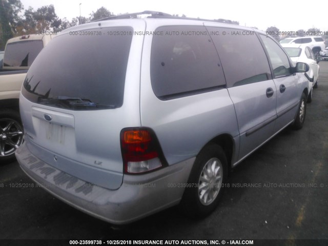 2FMZA5140XBC03106 - 1999 FORD WINDSTAR LX SILVER photo 4