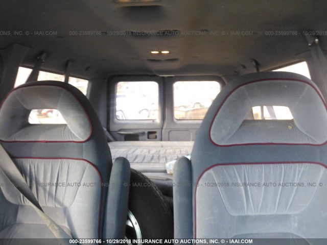 1FMEE11H8THA48980 - 1996 FORD ECONOLINE E150 BLUE photo 8