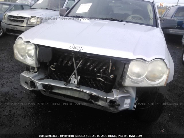 1J4GR48K45C566941 - 2005 JEEP GRAND CHEROKEE LAREDO/COLUMBIA/FREEDOM 银色 照片 6