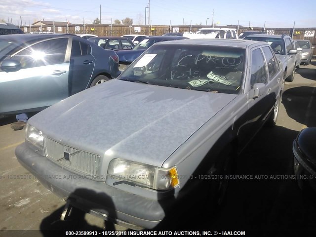 YV1LS5720T1319239 - 1996 VOLVO 850 SILVER photo 2