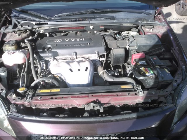 JTKDE167280238255 - 2008 TOYOTA SCION TC 紫色 照片 10