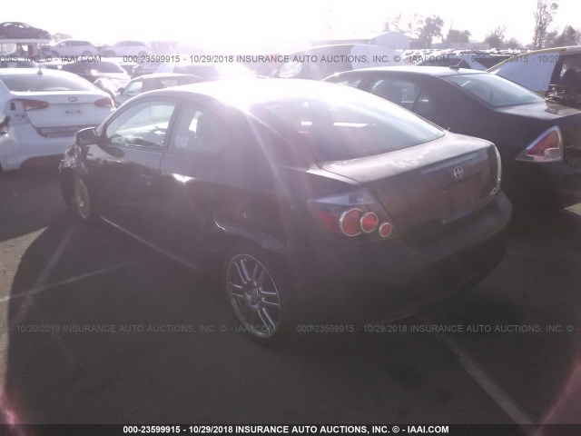 JTKDE167280238255 - 2008 TOYOTA SCION TC 紫色 照片 3