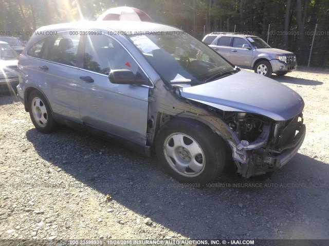 5J6RE4H30BL005046 - 2011 HONDA CR-V LX BLUE photo 1