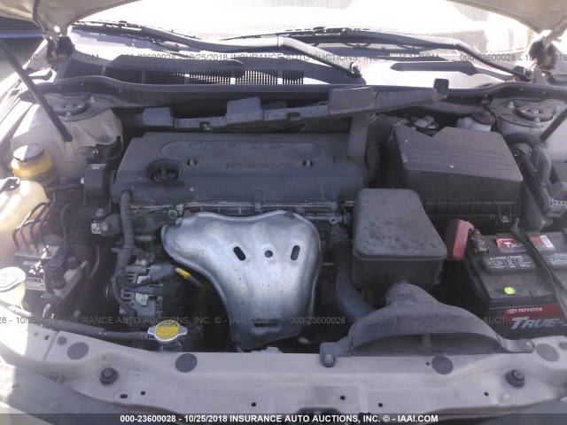 4T1BE46K47U596836 - 2007 TOYOTA CAMRY NEW GENERAT CE/LE/XLE/SE GOLD photo 10