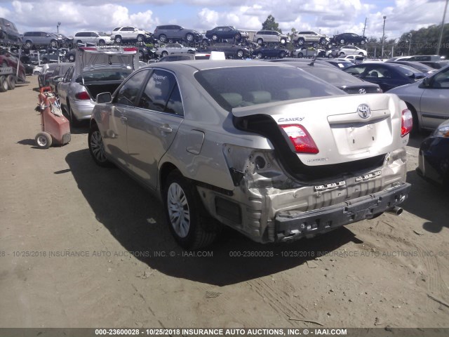 4T1BE46K47U596836 - 2007 TOYOTA CAMRY NEW GENERAT CE/LE/XLE/SE GOLD photo 3