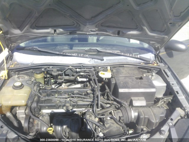 1FAFP34N95W242308 - 2005 FORD FOCUS ZX4 灰色 照片 10