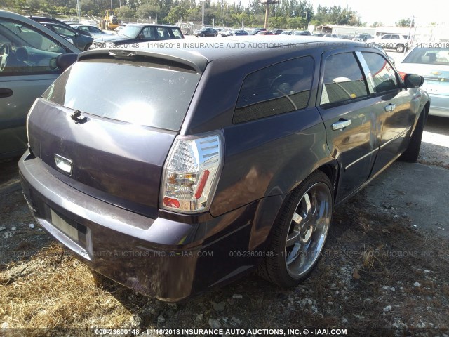 2D4FV47T17H673813 - 2007 DODGE MAGNUM SE PURPLE photo 4