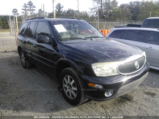 5GADT13S242437490 - 2004 BUICK RAINIER CXL BLACK photo 1