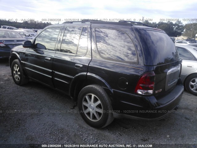 5GADT13S242437490 - 2004 BUICK RAINIER CXL BLACK photo 3