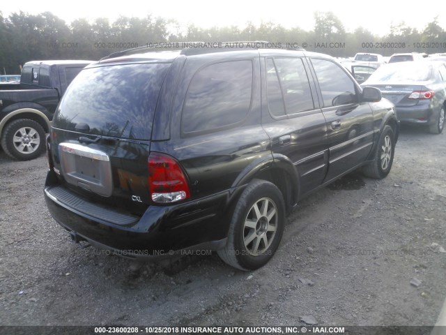 5GADT13S242437490 - 2004 BUICK RAINIER CXL BLACK photo 4