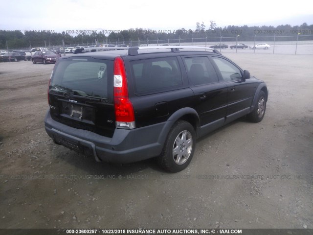 YV4SZ592261241123 - 2006 VOLVO XC70 BLACK photo 4