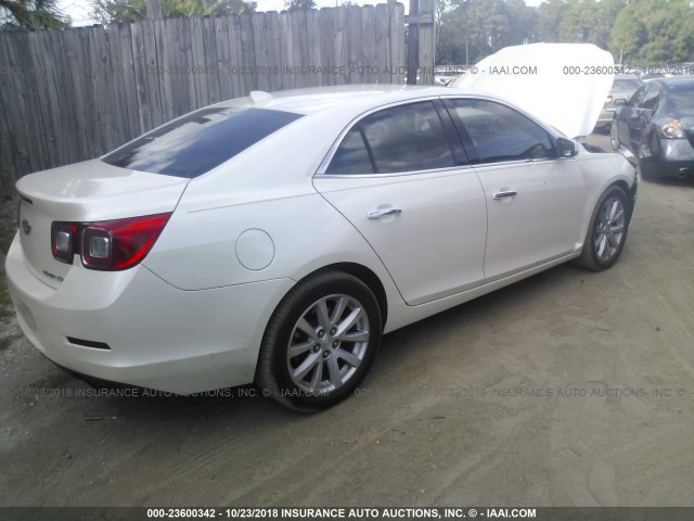 1G11J5SXXEF215472 - 2014 CHEVROLET MALIBU LTZ 白色 照片 4