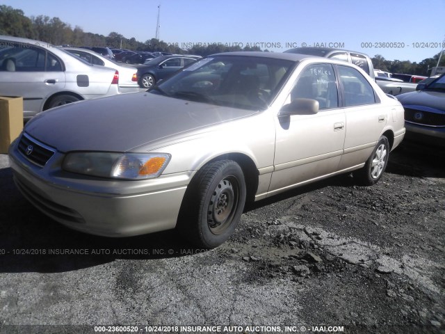 4T1BG22K7YU703075 - 2000 TOYOTA CAMRY CE/LE/XLE 棕色 照片 2