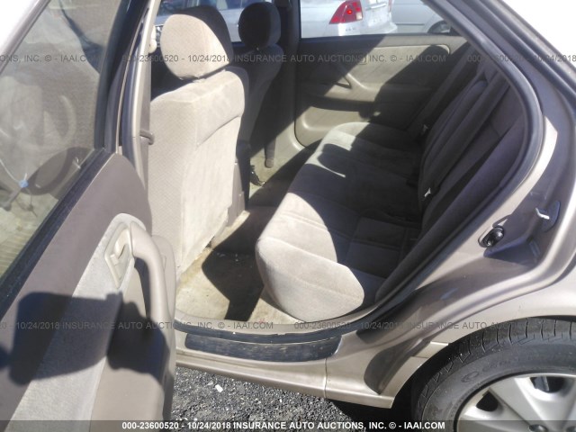 4T1BG22K7YU703075 - 2000 TOYOTA CAMRY CE/LE/XLE 棕色 照片 8