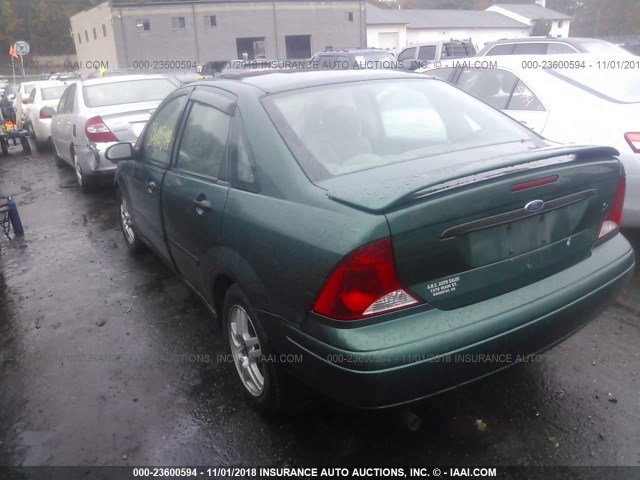 1FAFP34361W377593 - 2001 FORD FOCUS SE/SE SPORT GREEN photo 3