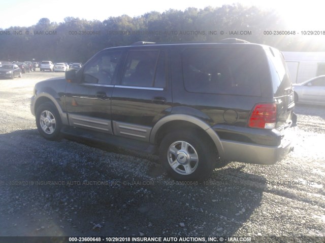 1FMRU17W23LA74028 - 2003 FORD EXPEDITION EDDIE BAUER BLACK photo 3