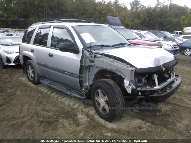 1GNDT13SX42373639 - 2004 CHEVROLET TRAILBLAZER LS/LT SILVER photo 1