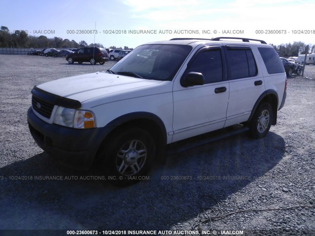 1FMZU62K73UB09710 - 2003 FORD EXPLORER XLS/XLS SPORT WHITE photo 2