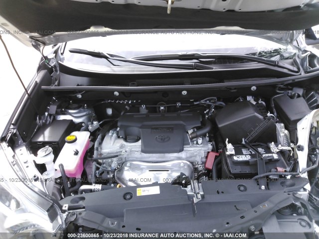 2T3WFREV8JW481811 - 2018 TOYOTA RAV4 ADVENTURE/XLE 银色 照片 10