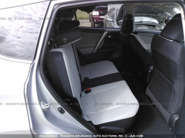 2T3WFREV8JW481811 - 2018 TOYOTA RAV4 ADVENTURE/XLE 银色 照片 8