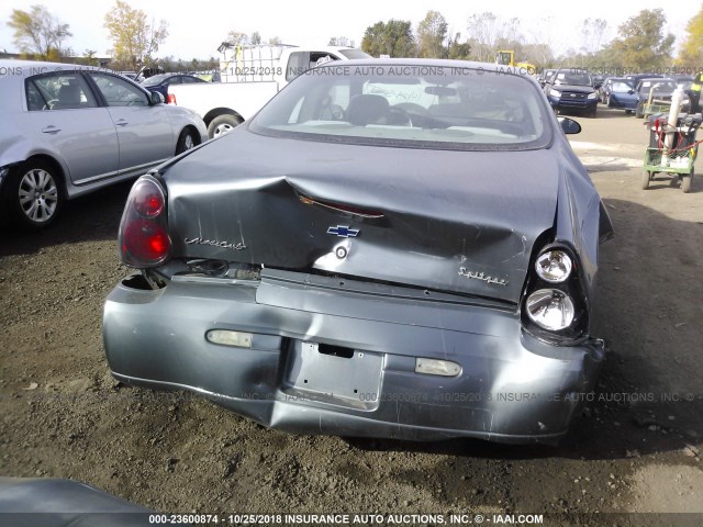 2G1WW12E849285221 - 2004 CHEVROLET MONTE CARLO LS GRAY photo 6