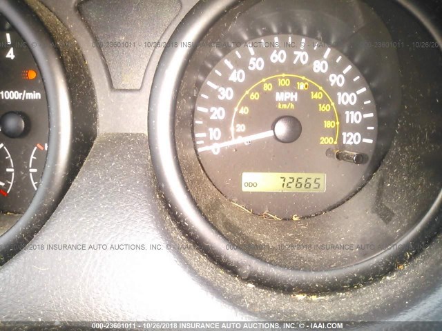 KL1TD66677B742479 - 2007 CHEVROLET AVEO LS RED photo 7