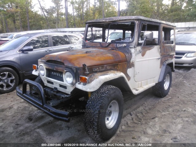 FJ4099485 - 1971 TOYOTA LAND CRUISER  TAN photo 2