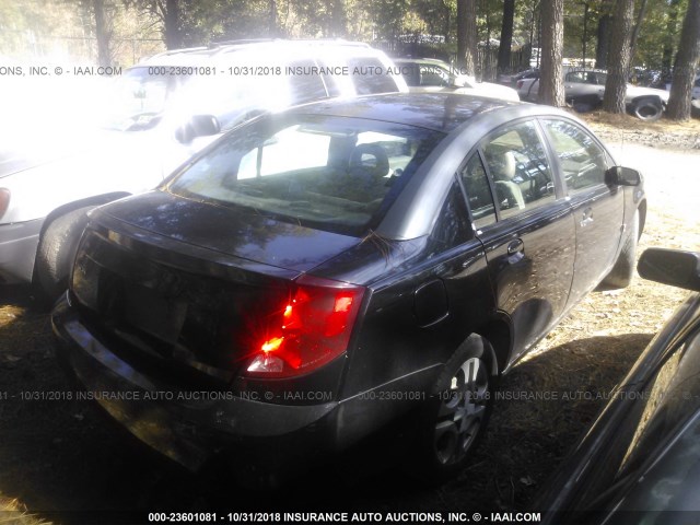 1G8AL52F13Z144435 - 2003 SATURN ION LEVEL 3 BLACK photo 4