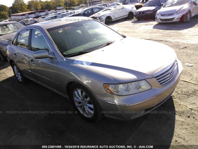 KMHFC46F86A136668 - 2006 HYUNDAI AZERA SE/LIMITED GOLD photo 1