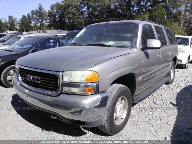 3GKEC16T31G103354 - 2001 GMC YUKON XL C1500 BEIGE photo 2