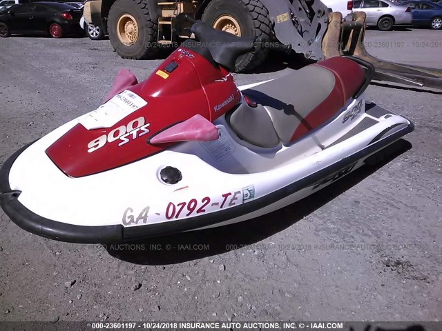 KAWA20443H102 - 2002 KAWASAKI JET SKI 900STX  RED photo 2