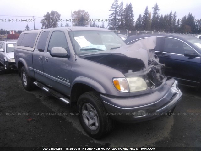 5TBBT48102S269998 - 2002 TOYOTA TUNDRA ACCESS CAB LIMITED GRAY photo 1