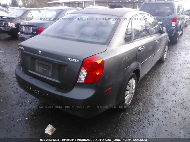 KL5JD56Z86K460537 - 2006 SUZUKI FORENZA 灰色 照片 4